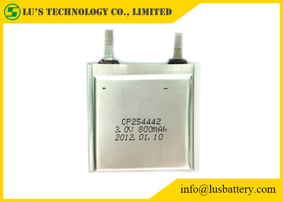 온도계를 위한 RFID Limno2 가동 가능한 리튬 전지 CP254442 3.0V 800mAh