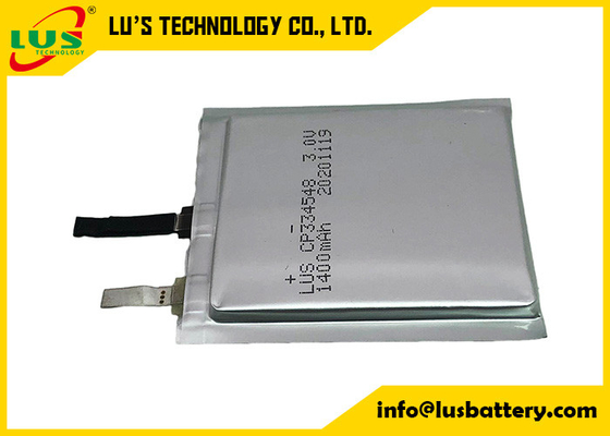 LP334548 1400 mah 비 충전식 리튬 폴리머 배터리 3V CP334547 Limno2 시리즈