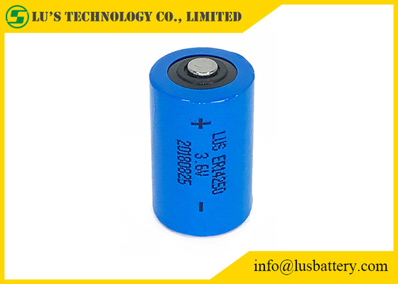 비 재충전이 가능한 ER14250 리튬 배터리 3.6 Ｖ 1/2 AA 1200mAh 사이즈 Lisocl2 건전지 팩