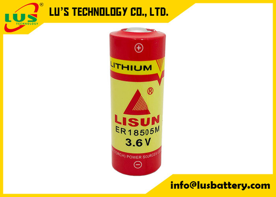 나선형 초기의 리튬 전지 3.6V 3600mAh Li SOCl2 배터리 ER18505M UHR-ER18505