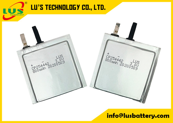 다이야 압력을 위한 800 mah RFID 리튬 파우치 셀 CP254442 Limno2