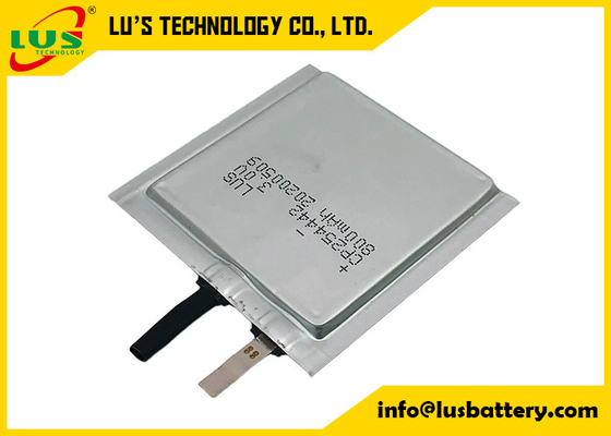 800 mah 3.0v 초박형 전지 인텔리젼트 카드 LiMnO2 부드럽 배터리 Cp254442