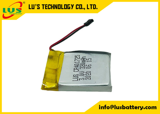 RTLS 제품을 위한 CP401725 극단적 가는 1차 전지 3v 320 mah 파우치 셀 배터리
