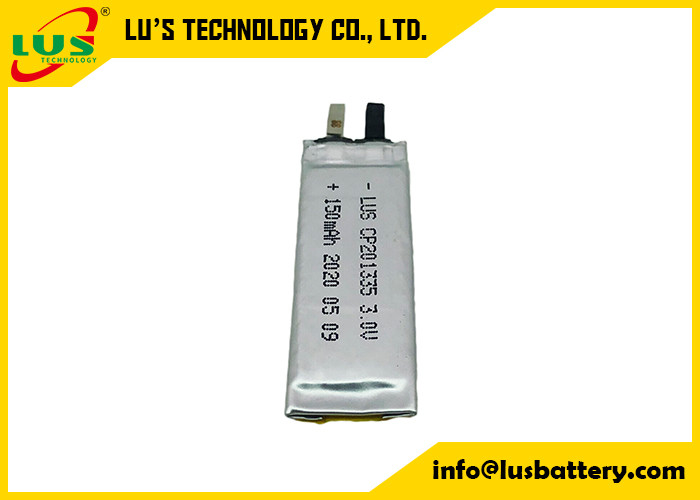 가는 3.0 Ｖ 150 mah Cp201335 리튬 이온 전지 비 재충전이 가능한 유형