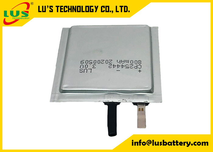 RFID 걸림구를 위한 극단적 가는 3.0V LiMnO2 배터리 CP254442 800 mah 리포 배터리