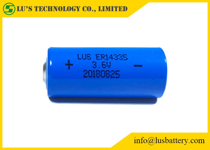 비 표준 ER14335 리튬 배터리 2/3 AA 3.6 Ｖ 1650mAh 리튬 배터리 교체