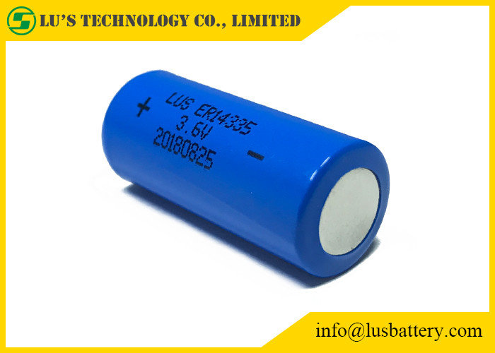 비 표준 ER14335 리튬 배터리 2/3 AA 3.6 Ｖ 1650mAh 리튬 배터리 교체