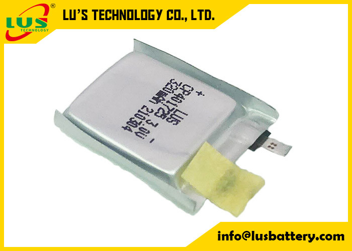PCB 장착을 위한 GPS 파우치 셀 LiMnO2 배터리 3.0V CP401725 리튬-폴리머 전지