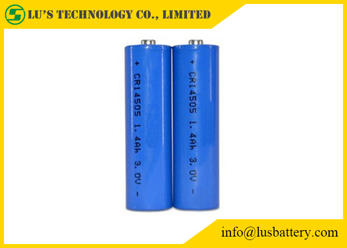 Cr14505 Aa 비 충전지 3v Cmos 백업 Cr 14505 원통 Li Mno2 전지