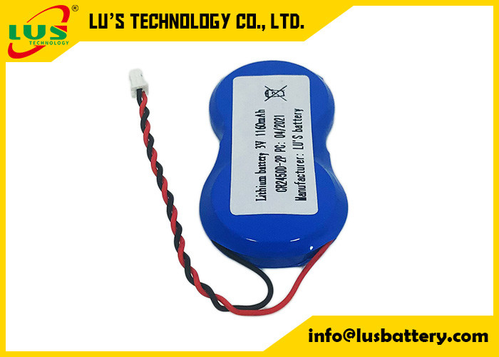 CR2450-2P 3V 1200 mah 전지법 IMOS 1P2-A1 리튬 금속 배터리