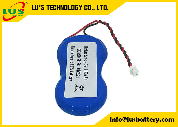 CR2450-2P 3V 1200 mah 전지법 IMOS 1P2-A1 리튬 금속 배터리