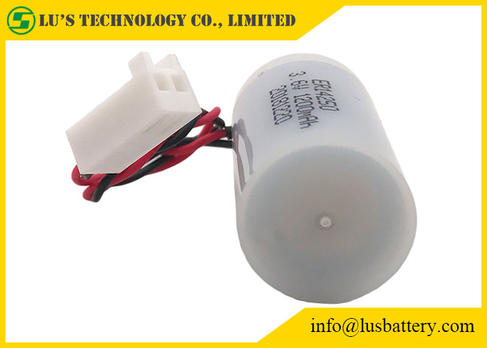 수량계 동안 1/2 AA 리튬 티오닐 염화물 3.6V 1200mAh ER14250 1차 전지