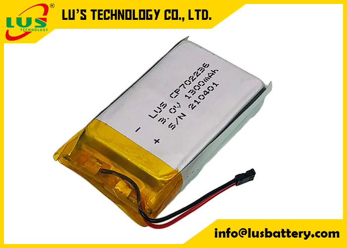 추적할 수 있는 똑똑한 상표를 위해 매우 얇은 CP702236 리튬 망간 건전지 1300mah 3.0V