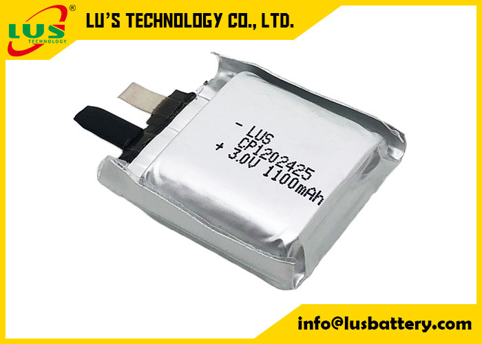 RTLS 제품을 위한 1100mAh LiMnO2 배터리 CP1202425 3v 고온 응용 배터리