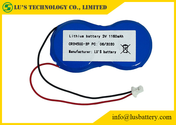 디지털 신호를 위한 51021 Ｅ 35 밀리미터와 IMOS 2P CR2450 리튬 배터리 1200 mah 3V