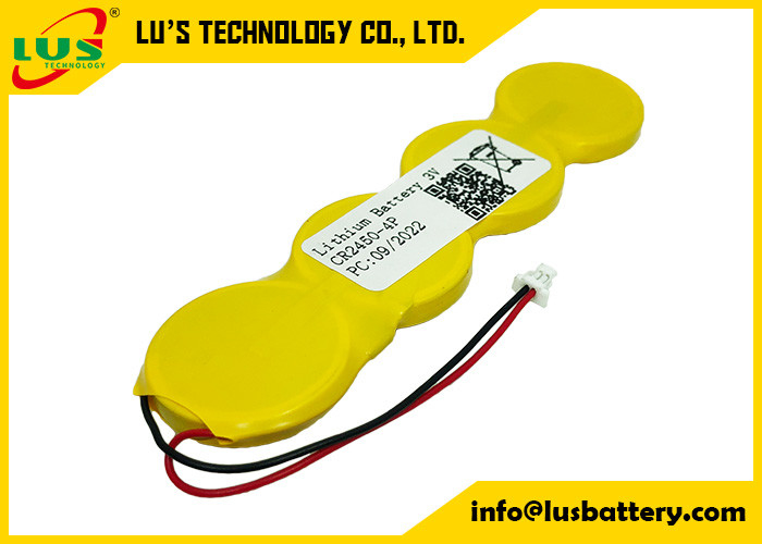 스마트 태그를 위한 CR2450 2400 mah 3v 리튬 버튼형 배터리 코인 전지 팩