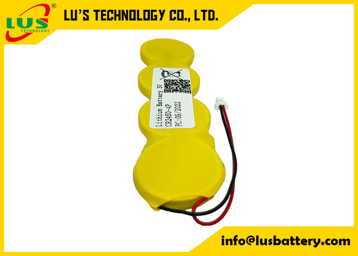 스마트 태그를 위한 CR2450 2400 mah 3v 리튬 버튼형 배터리 코인 전지 팩