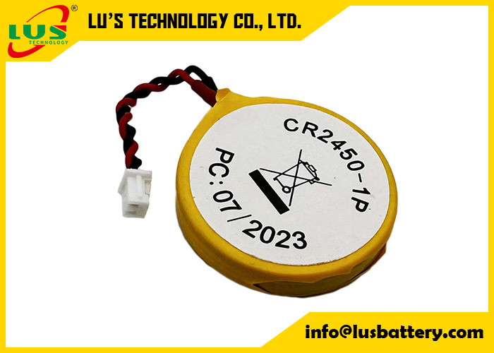 CR2450 리튬 코인 배터리 Cmos Cr2450 1p 2p 3p 리튬 배터리 팩(전선 및 커넥터 포함)