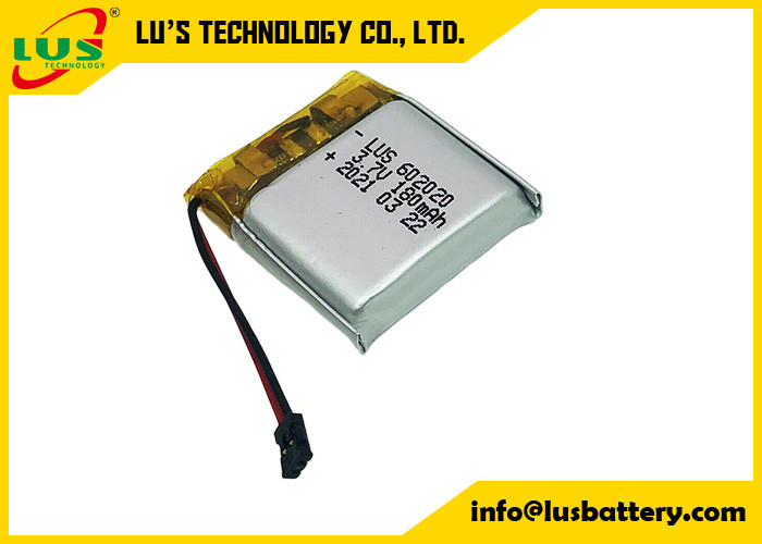 리포 배터리 LP602020 비행 스핀러용 3.7V 180mAh 높은 에너지 밀도 리 폴리머 배터리 LP602020