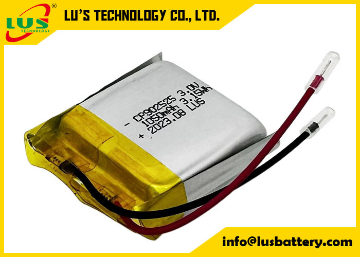 Cp902525 3.0v 1050mah 리모노2 소프트 배터리 CP952525 3.0V 리모노2 배터리 포지 셀 유형