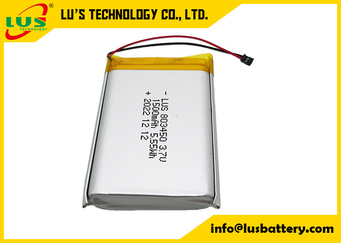 리?? 폴리머 배터리 1500mAh 5.55Wh LP803450 1500mAh 3.7V 재충전 가능한 리 폴리머 배터리 LP803450