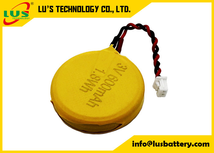 높은 용량 IEC CR2450 CMOS 배터리 CR 2450 BIOS 버튼 셀 및 PCB 용 케이블 및 커넥터
