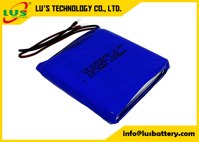 LiMnO2 초 얇은 셀 3V CP1005050 배터리 7500mAh 리?? 배터리 OEM ESL 라벨