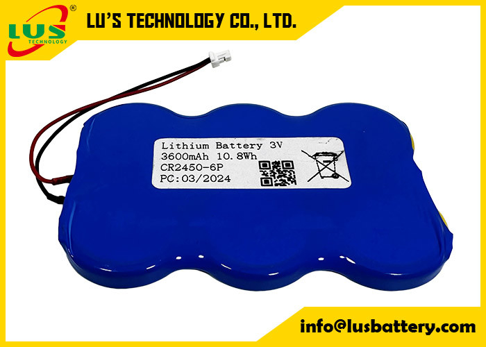 CR2450 평행 CR2450-6P 맞춤형 3V 리?? 버튼 셀 배터리 3600mAh 시온 셀