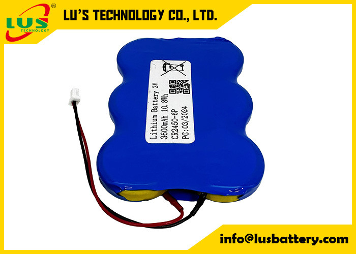 CR2450 평행 CR2450-6P 맞춤형 3V 리?? 버튼 셀 배터리 3600mAh 시온 셀