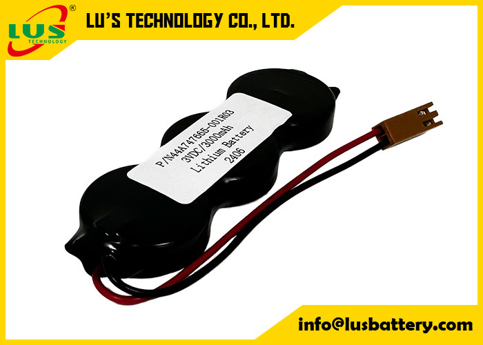 P/N44A747665-001R03 3VDC 3000mah 리?? 배터리 CR2477-3P 동전 셀 배터리 팩 OEM