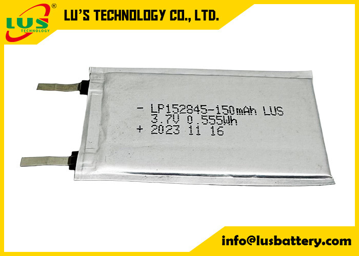 LP152845 3.7V 재충전 가능한 폴리머 리?? 이온 배터리 150mAh 리포 배터리 LP152845 3.7V