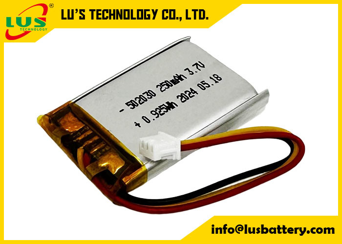 250mAh 리?? 폴리머 배터리 LP502030 3.7V 리 폴리머 배터리 LP502030 3.7V OEM