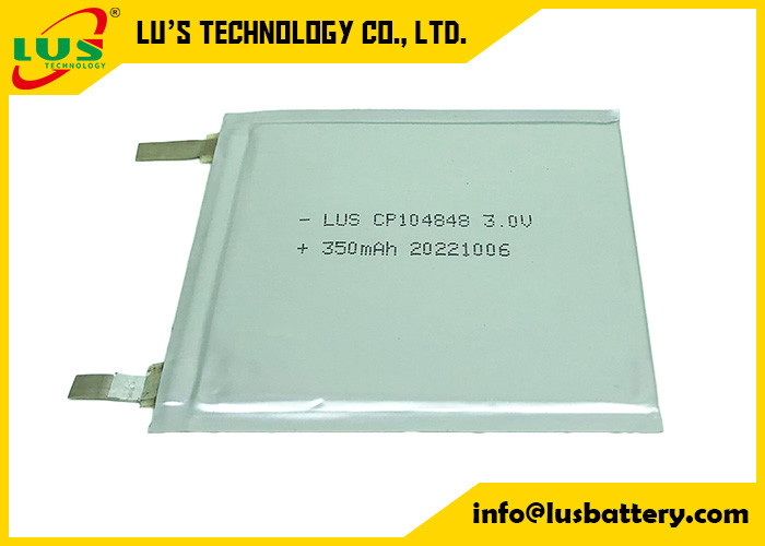 얇은 봉지 배터리 CP104848 3v 기본 리?? 배터리 350mah 슈퍼 얇은 셀 카드 OEM