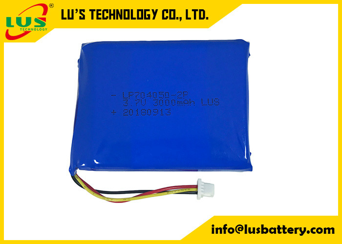 3.7v 1600mAh 704050 리포 배터리 재충전 가능한 리?? 폴리머 배터리 팩 LP70450-2P 3000mAh