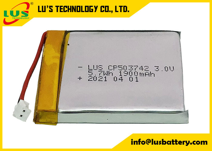 CP503742 3V 1900mAh 특수 얇은 셀 리?? 배터리 3 볼트 평면 리?? 배터리 3V CP503742