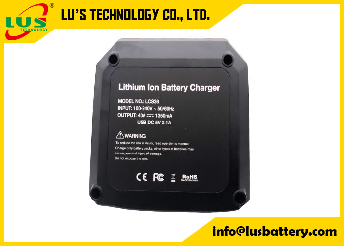 BD40V 충전기 LCS36 40v 맥스 패스트 충전기 1.35A 리온 이온 배터리 충전기 36V 40V 패스트 충전기