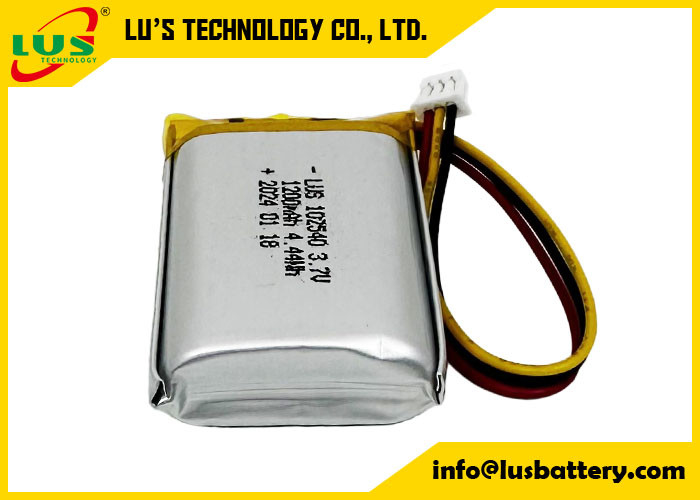 재충전 가능한 리?? 폴리머 배터리 LP102540 3.7V 1200mAh 4.44Wh 3.7 V 리포 배터리 OEM