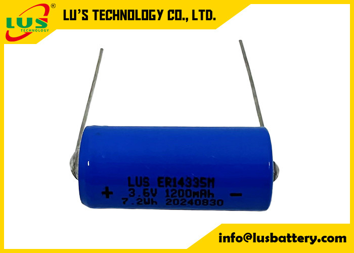ER14335 3.6V 1.65Ah 2/3AA 리?? 버튼 탑 배터리