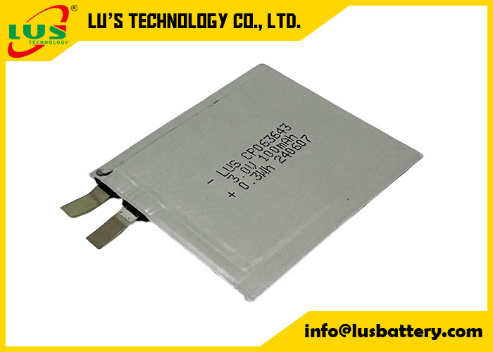 CP063643 3.0 볼트 100mAh 소형 리?? 배터리 3V CP063643 IOT/RFID용 초미세 배터리