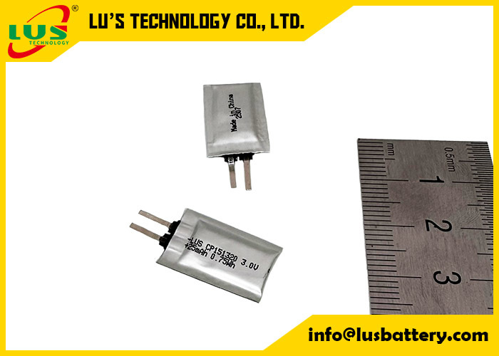 초박형 셀 배터리 3.0V 25mAh Cp151320 일차 리튬 배터리 CP151220 limno2 배터리