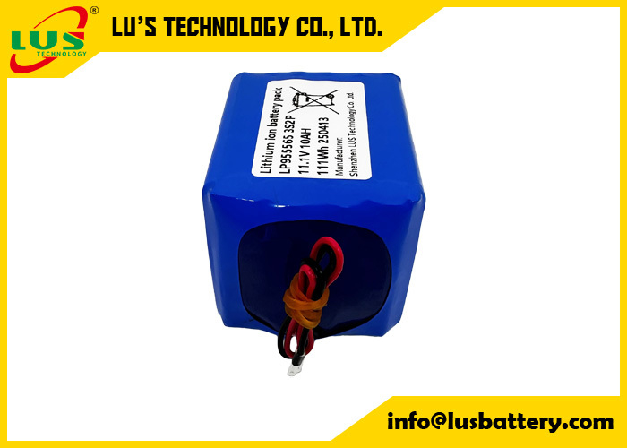 LP955565 재충전 배터리 팩 11.1V 10AH 리포 배터리 3S2P 955565 폴리머 배터리