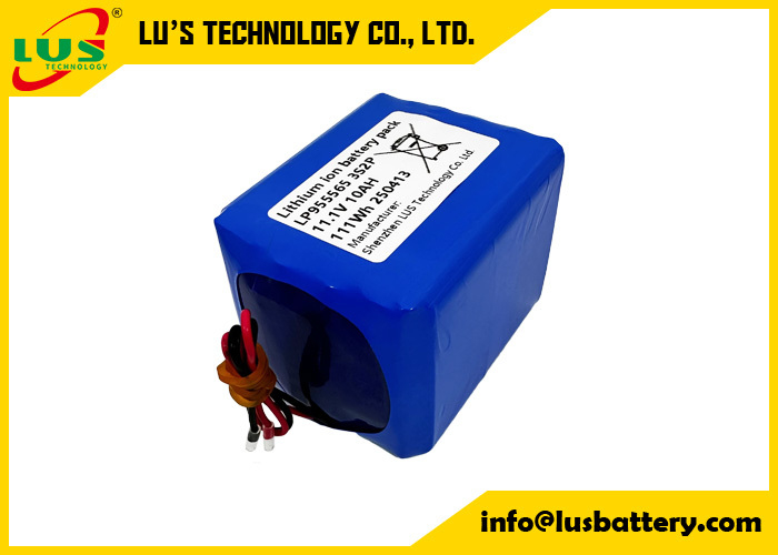 LP955565 재충전 배터리 팩 11.1V 10AH 리포 배터리 3S2P 955565 폴리머 배터리