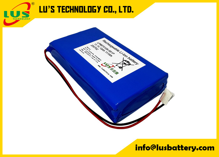 3.7V 10000mAh 리튬 폴리머 배터리 LP8870129 맞춤형 3S1P 리포 배터리 팩 11.1볼트 10AH