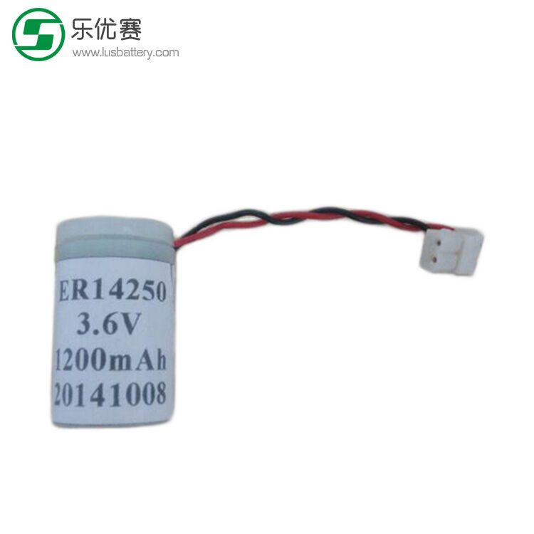 다기능 1/2 AA ER14250M 버릴 수 있는 리튬 배터리 3.6V 0.75ah 750 mah 3.6v 1차 전지