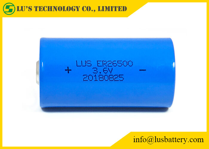 실용적인 미터로 재기를 위한 ER26500 C 크기 리튬 티오닐 클로라이드 건전지 3.6v 9000mAh lisocl2 건전지