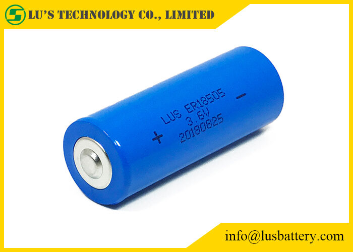 3.6V 4000mAh 리튬 일차 전지 ER18505 Li SoCl2 리튬 전지 크기 A ER18505