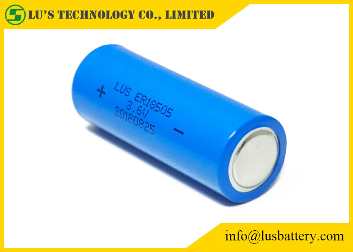 3.6V 4000mAh 리튬 일차 전지 ER18505 Li SoCl2 리튬 전지 크기 A ER18505