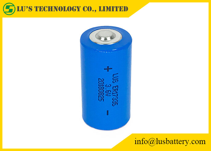 유틸리티 계량 리튬 티오닐 클로라이드 셀 30C 저장 ER17335 1900mah 3.6V