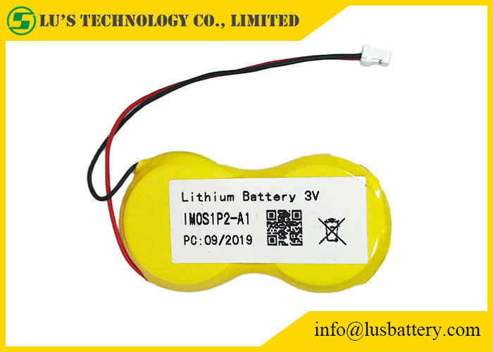 와이어 JST 연결기와 CR2450-2P 버튼 리튬 코인 전지 1200 mah 3.0v