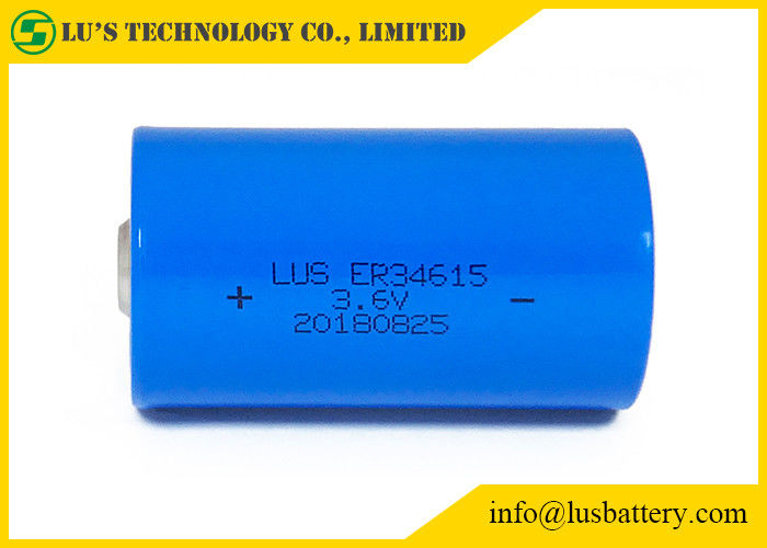 3.6V 13.0Ah 리튬 티오닐 클로라이드 배터리 유틸리티 계량 크기 D Lisocl2 배터리